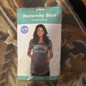 Amscan Gray Maternity Shirt - Napping for Two